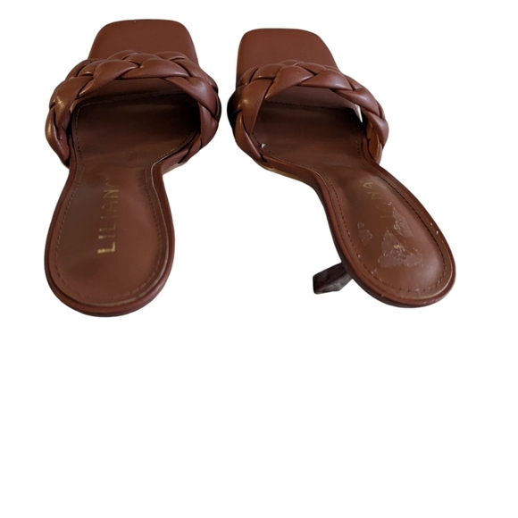 Liliana, Women's Brown Braided Mules, Size 7.5 - Picture 4 of 5